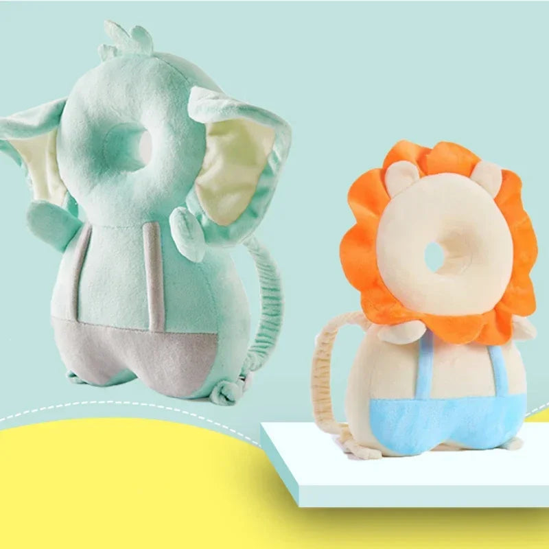 Toddler Baby Head Protector Safety Pad Cushion Back Prevent Injured Cartoon Security Pillows Breathable Anti-Drop Pillow 1-3T